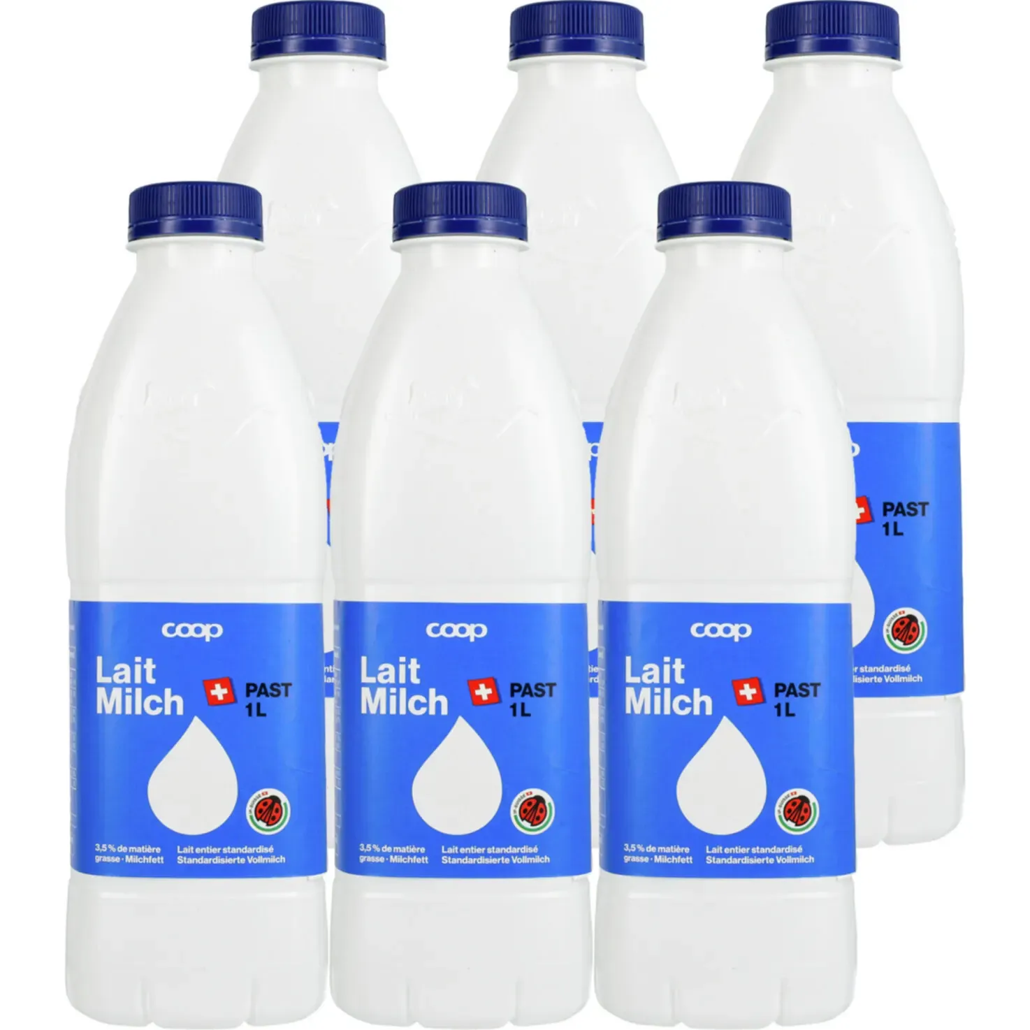Lait entier UHT 3,5% IP-Suisse 6x1,5l