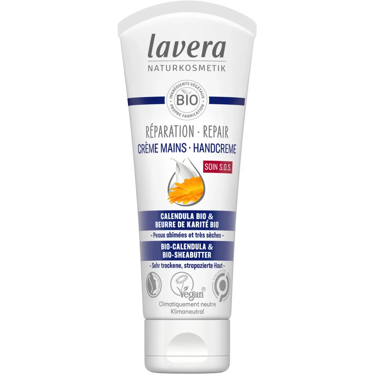 Lavera Réparation Crème Mains 75ml
