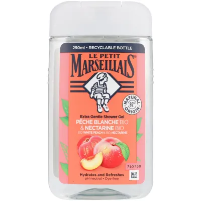Le Petit Marseillais Crème douche à la pêche blanche &amp; nectarine 250ml