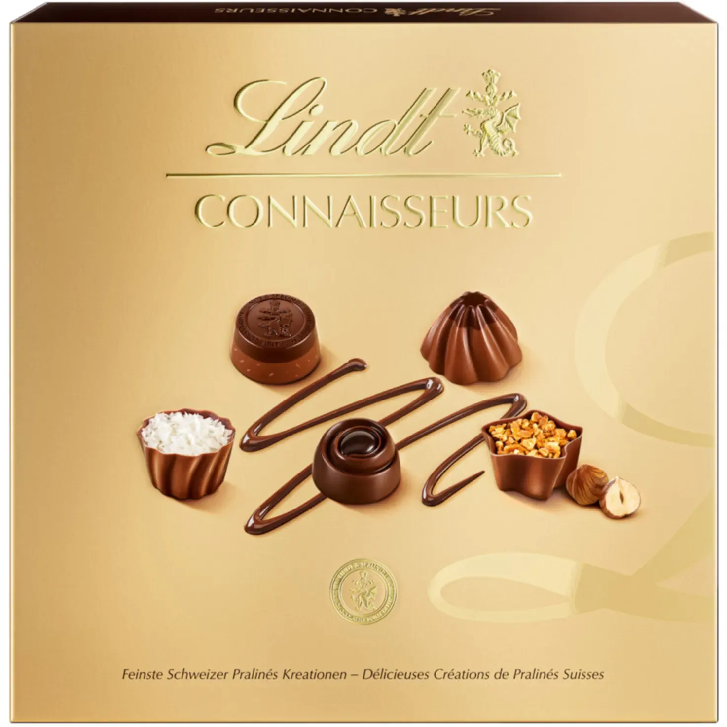 Lindt Pralinés assorties Connaisseurs boîte cadeau 143g