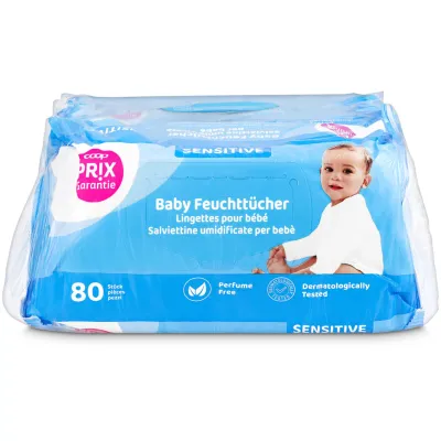 Lingettes bébé 4x80 pièces