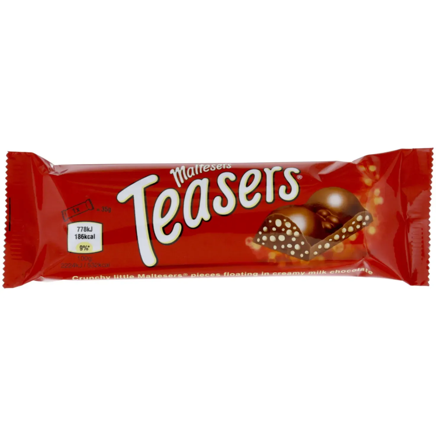 Maltesers Teasers Boules de lait malté enrobées de chocolat 35g
