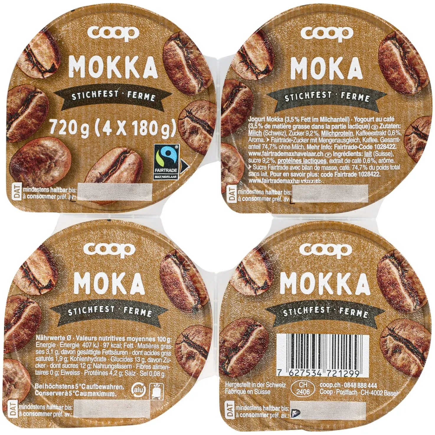 Max Havelaar Yog. Moka 4x180g