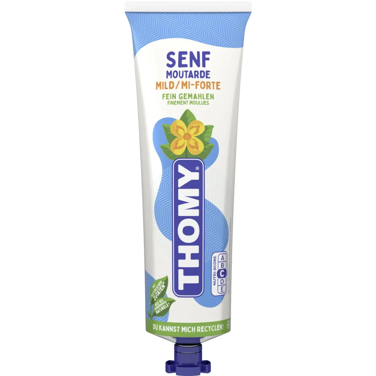 Moutarde mi-forte 100% 300G