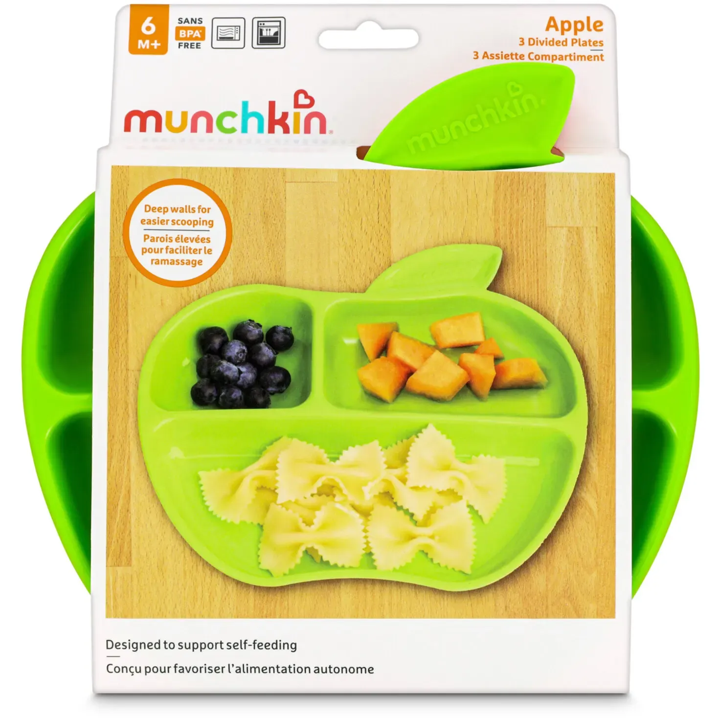 Munchkin Assiette pour enfant 6 mois+ 5pce