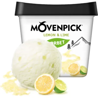 Mövenpick Délices de fruits Crème glacée au citron &amp; à la limette 900ml