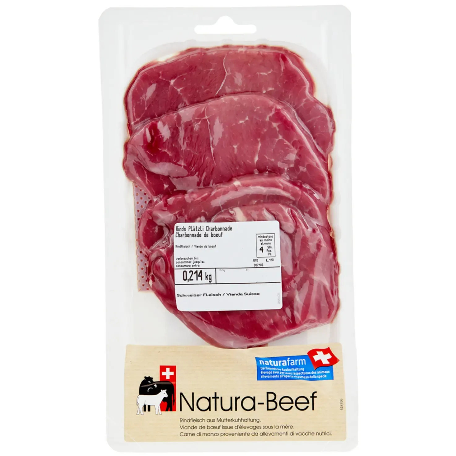 Natura Beef Charbonnade  240g