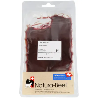 Naturafarm Foie de boeuf en tranches 2 pièces env. 230g