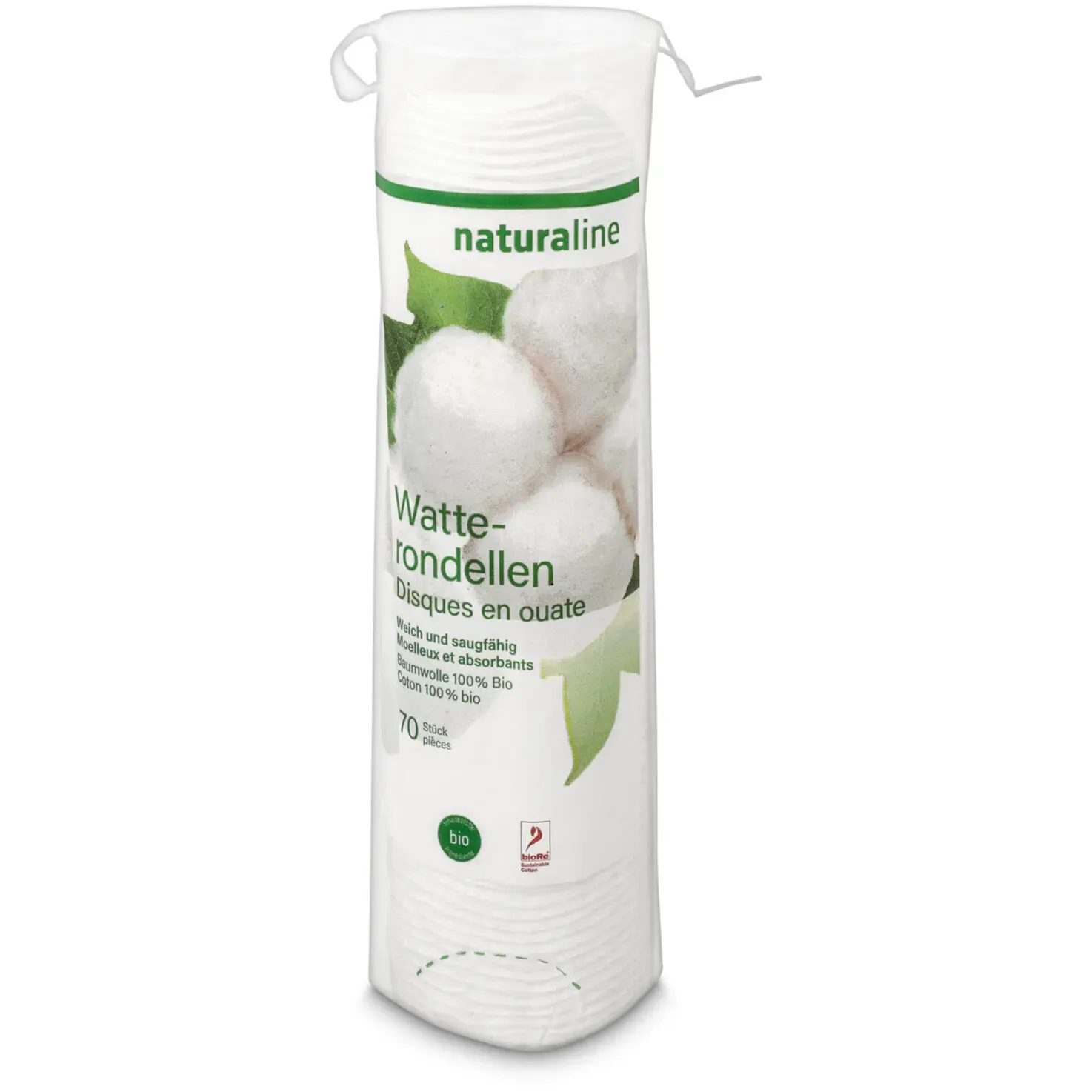 Naturaline Disques d&#39;ouate 70 pièces