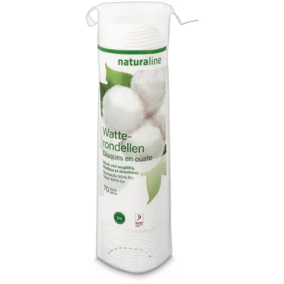 Naturaline Disques d&#39;ouate 70 pièces