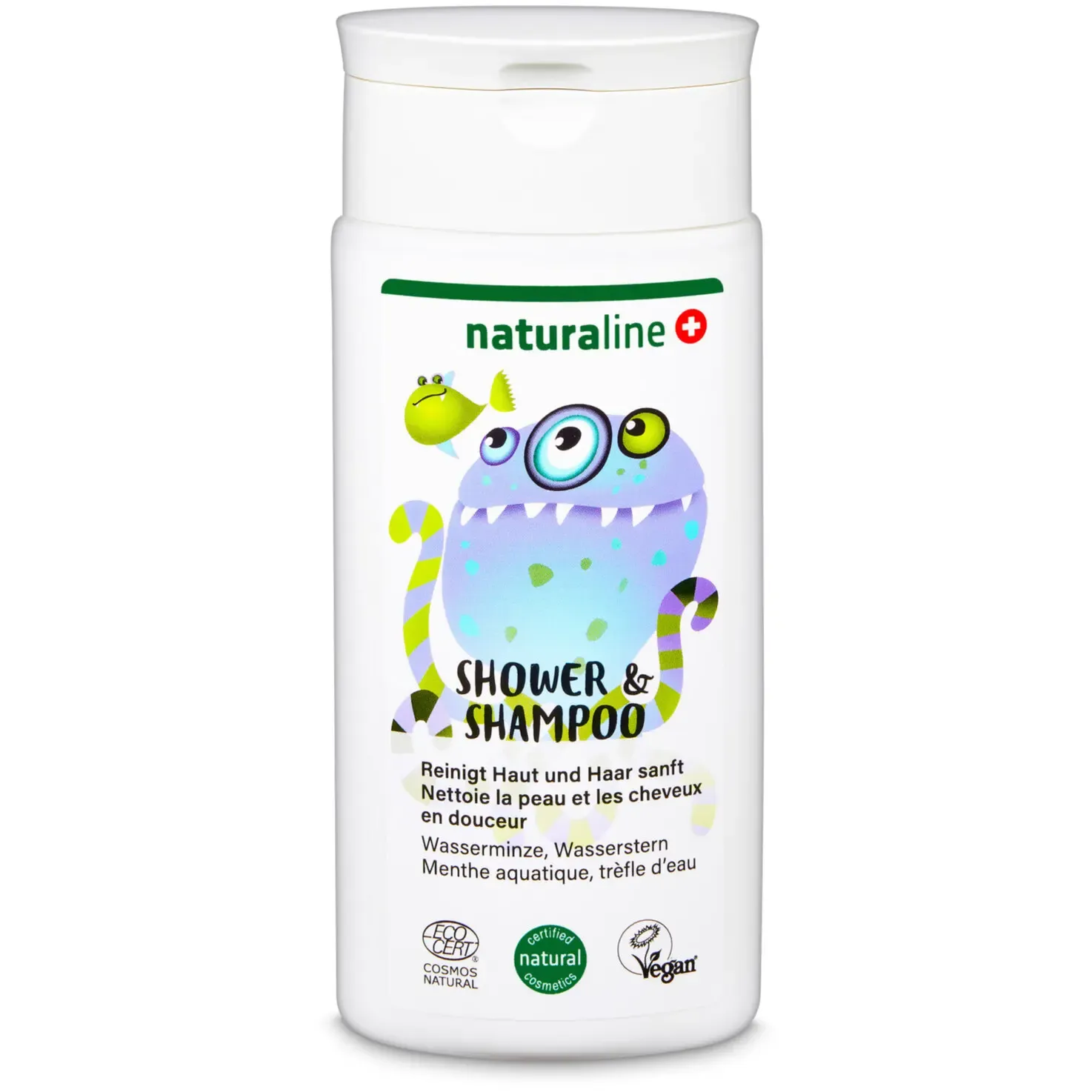Naturaline Kids Gel douche monstre arc-en-ciel 150ml