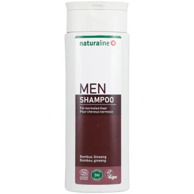 Naturaline Men Shampooing au bambou, ginseng &amp; caféine 250ml