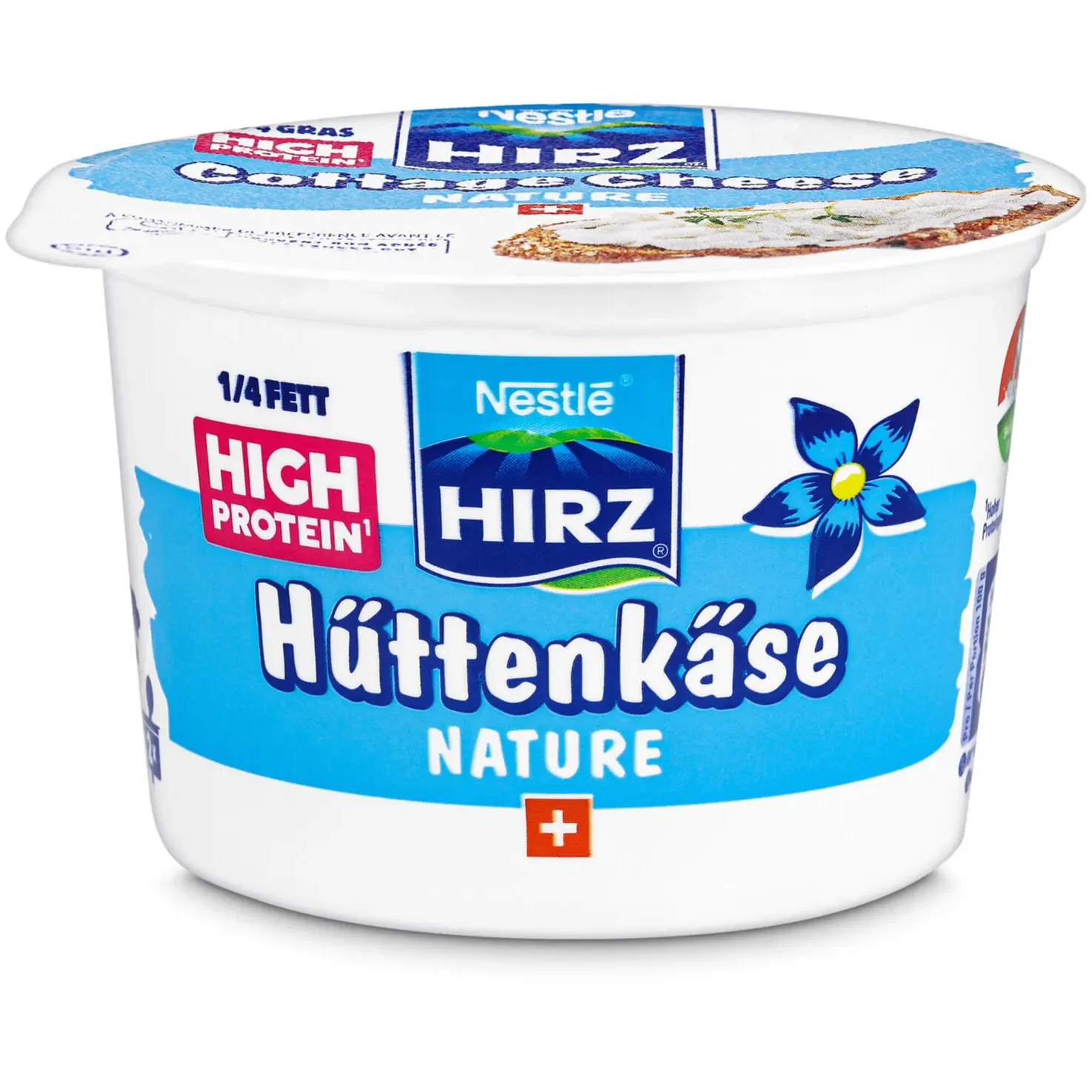 Nestlé Hirz Nature Fromage frais 1/4 gras 200g