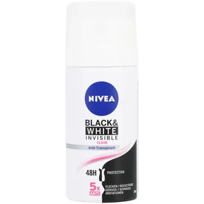 Nivea Deo Spray Invisible Black &amp; White Mini 35ml