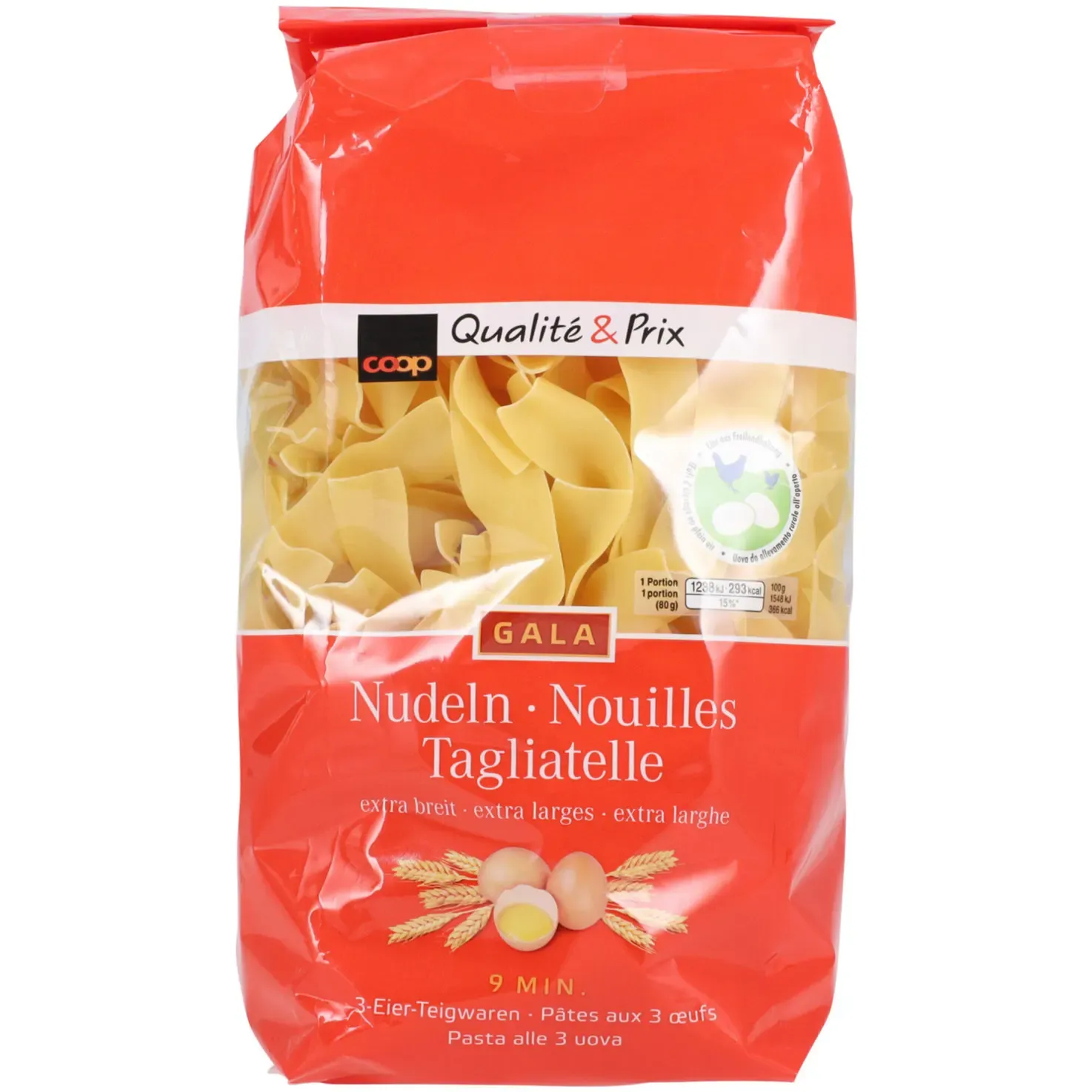 Nudeln larges 3-oeufs 1x500g