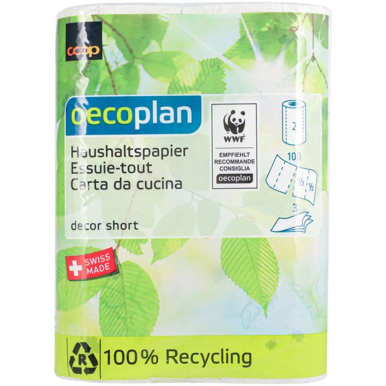 Oecoplan Essuie-tout 2 rouleaux