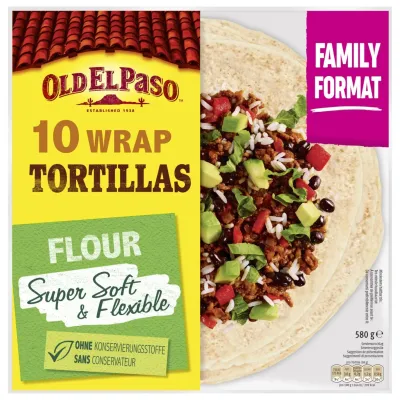 Old El Paso Fam. Wrap   580g