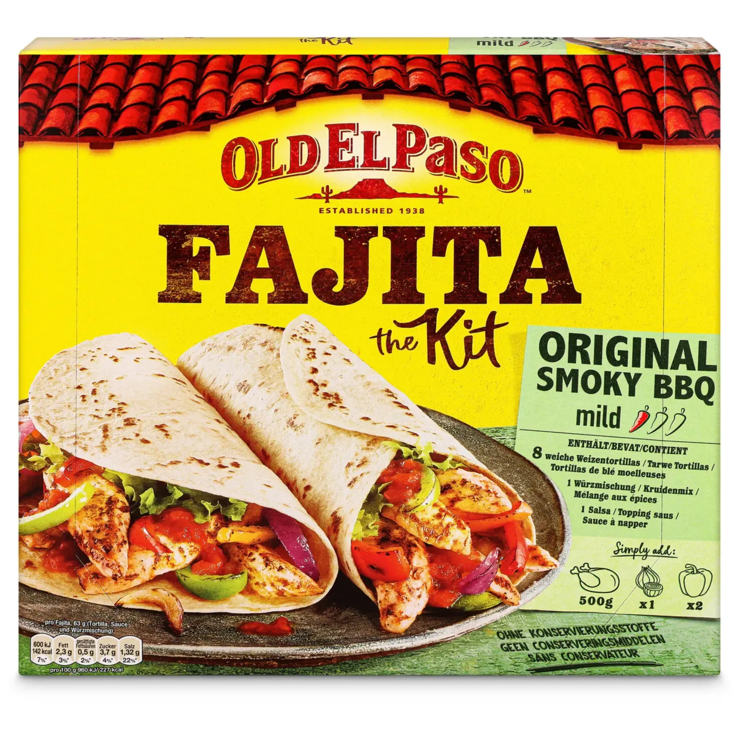 Old El Paso Fajita Kit 500g