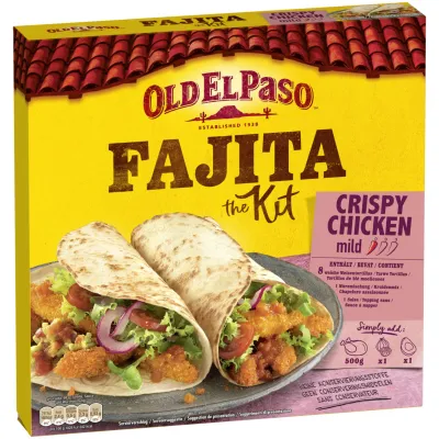 Old El Paso Kit Fajita Crispy Chicken 555g