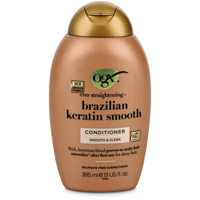 Organix Rinçage avec kératine brésilien Smooth 385ml