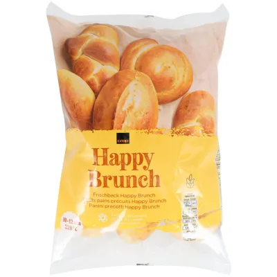 Petits pains précuits Happy Brunch 6x90g 540g