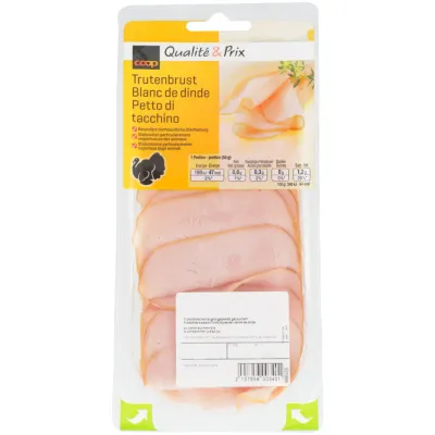Poitrine de dinde en tranches extra fines env. 110g