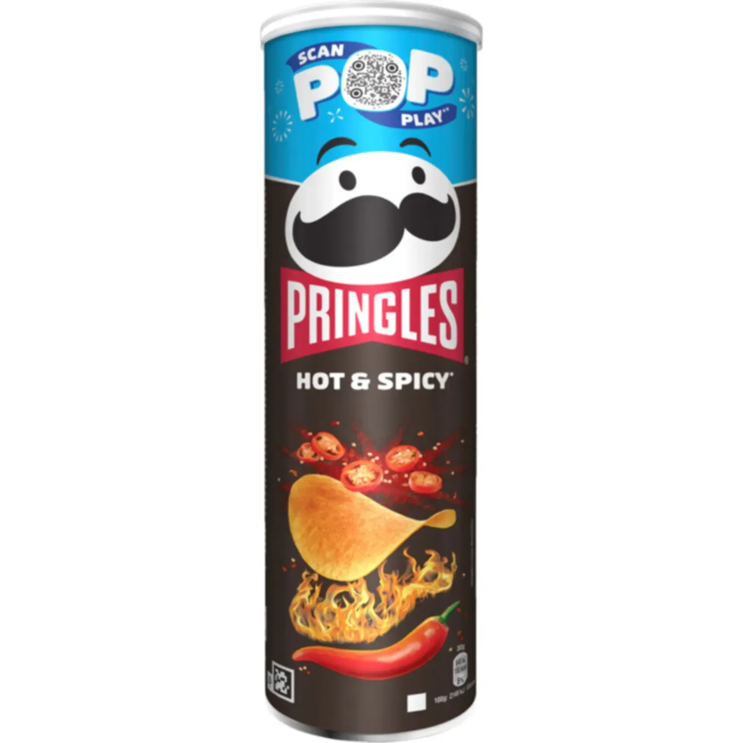 Pringles Chips Hot &amp; Spicy 185g