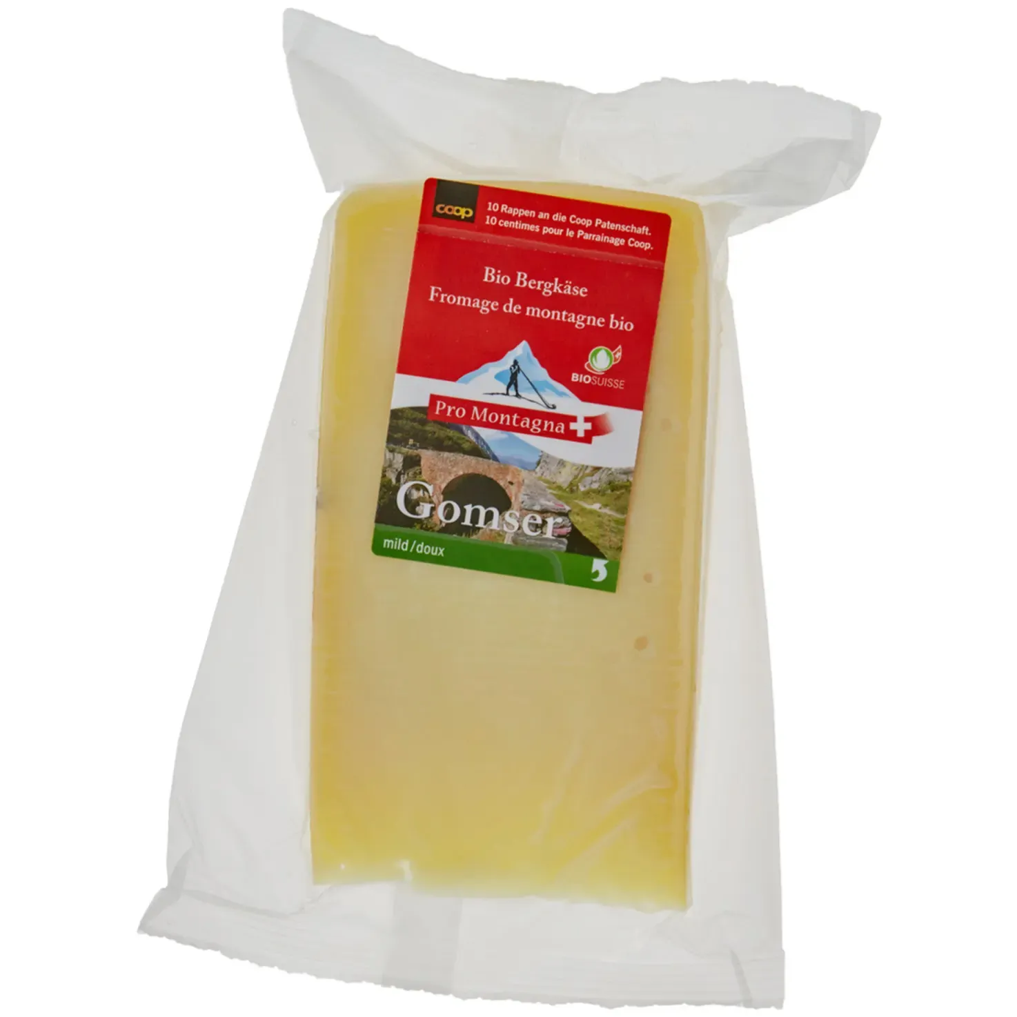 Pro Montagna Fromage des montagnes de Gomser bio 280g