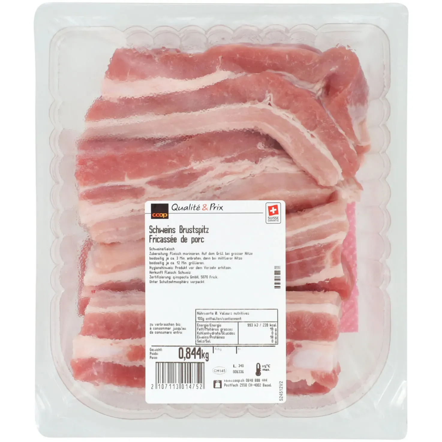 Profit Pack Fricassées de porc env. 900g