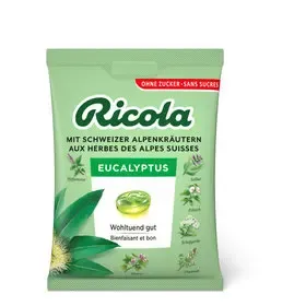 Ricola Pastilles à l&#39;eucalyptus sans sucre 125g