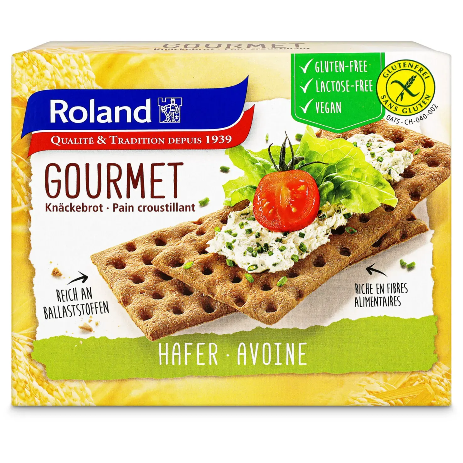 Roland Gourmet pain croustillant avoine 230g