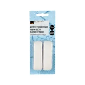 Ruban adhésif velcro blanc