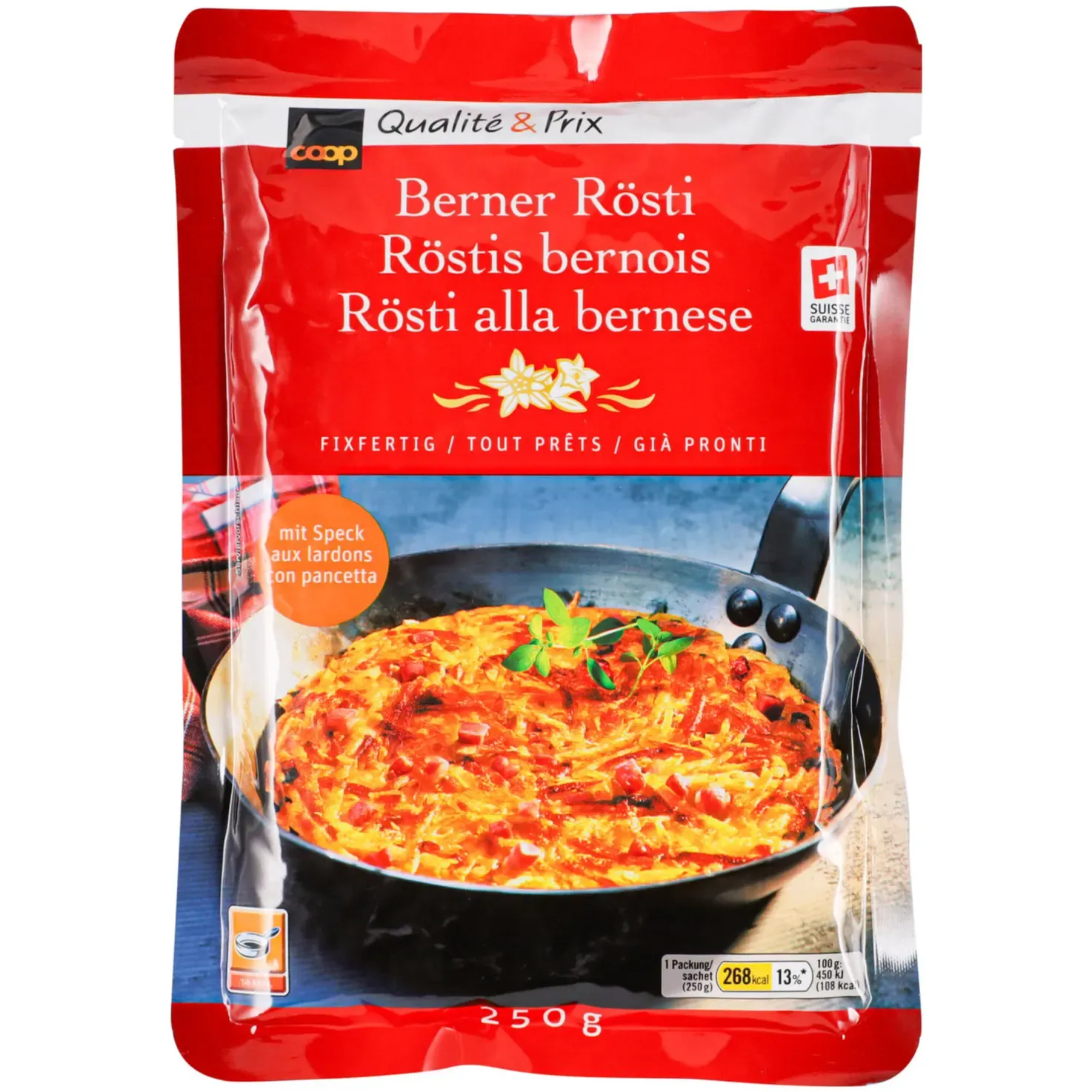 Rösti bernois aux lardons tout prêts 250g