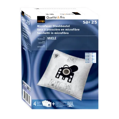 Sacs à poussière en microfibre SA+25 4 pièces