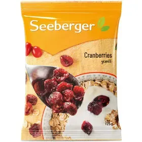 Seeberger Canneberges séchées 125g