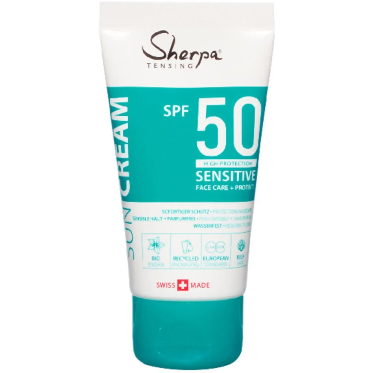 Sherpa Tensing Crème solaire Sensitive FPS 50 125ml