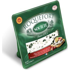 Société Fromage Roquefort au lait de brebis cru 100g