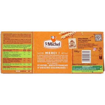 St. Michel Biscuits Grandes Galettes 3x3 pièces 150g