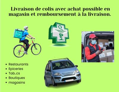 LIVRAISON DE COLIS OU DE PHARMACIES