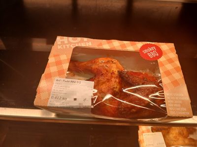 Grill demi poulet BBQ au four, prêt à consommé evnv. 380g