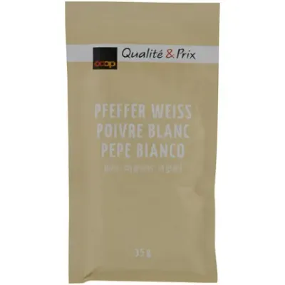 Poivre blanc en grains 35g