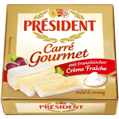 Président Fromage à pâte molle Carré Gourmet 200g