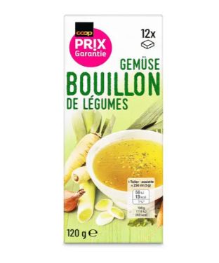Bouillon de légumes en cubes, 12 pièces
