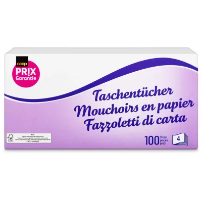 Mouchoirs en Papier 1xBox 100PCE