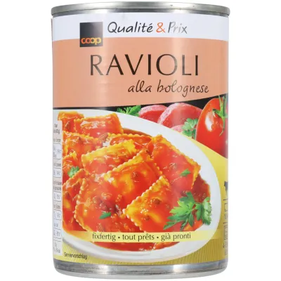 Raviolis bolognaises en conserve 430g