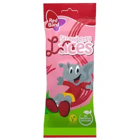 Rouge Band Friandises ficelles à la fraise 100g