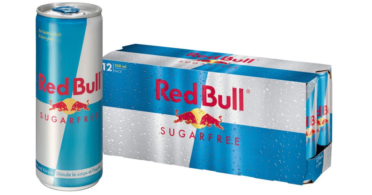 Red Bull Drinks énergétiques sans sucre 12x25cl (300cl)