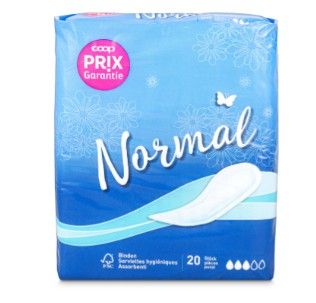 Serviettes hygiéniques Normal 20 pièces