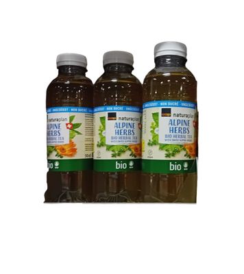 Thé froid aux herbes des alpes sans sucre ajouté 50cl