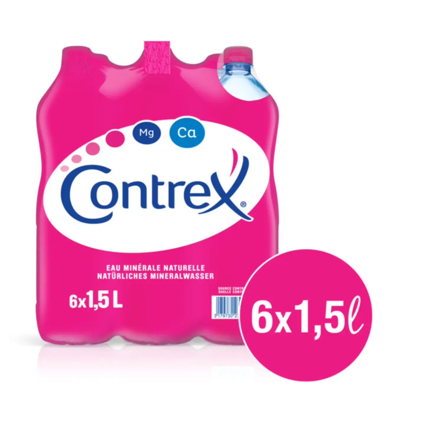 Contrex Eau minérale naturelle non gazéifiée 1.5L